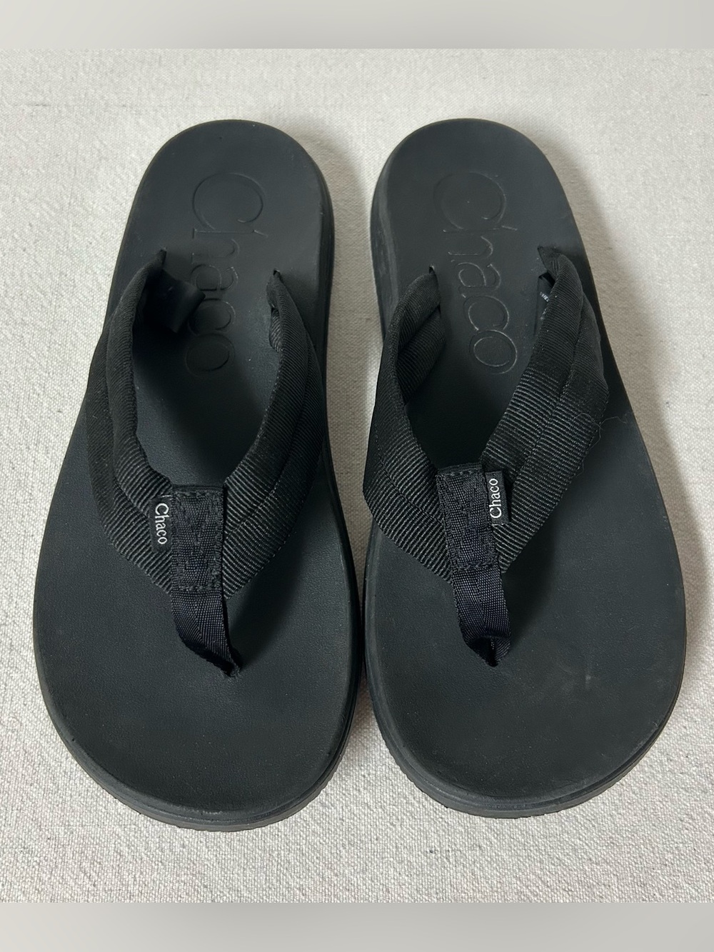 Chaco Flip Flops Women’s 10 Black